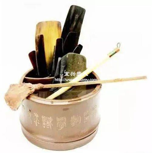 紫砂壺制作工具水罐頭、水筆帚