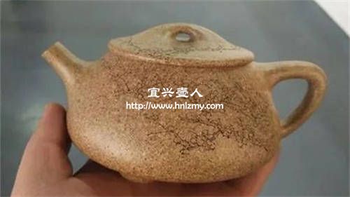 段泥紫砂壺吐黑后的樣子