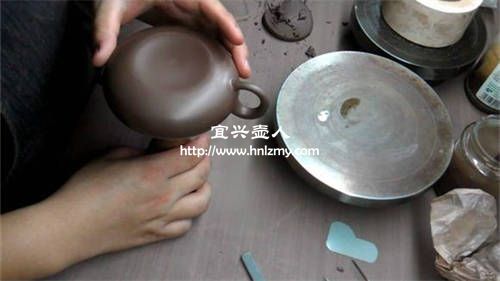 全手工紫砂壺制作示意圖