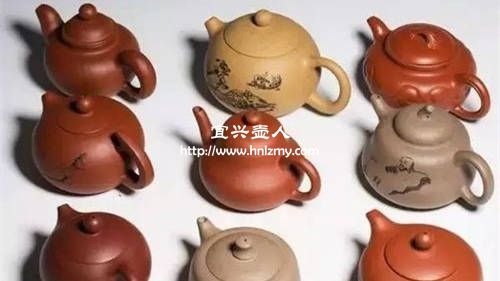 添加化工顏料的紫砂壺能呈現各種顏色