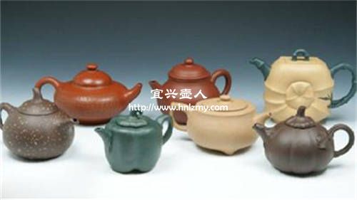 紫砂壺泥料不同顏色不同