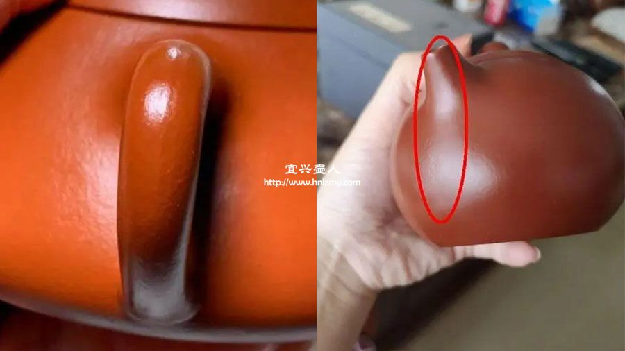 半手工紫砂壺的合模線