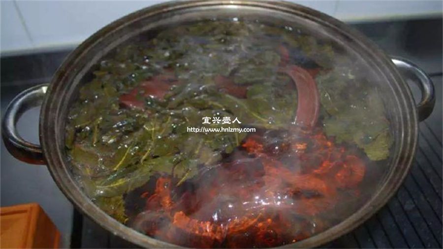 紫砂壺開壺用茶葉水煮