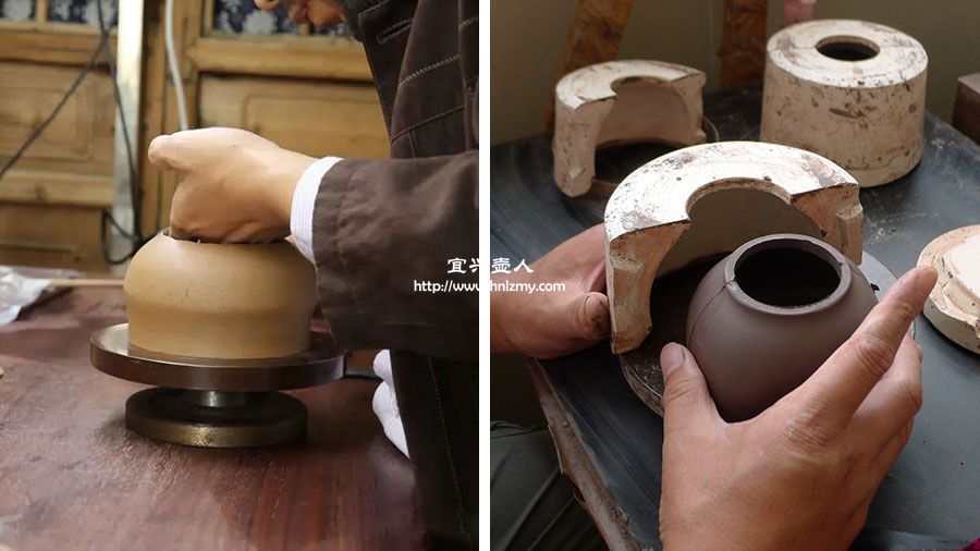 全手工壺和半手工壺制作對(duì)比