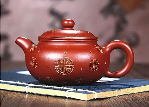 朱泥大紅袍紫砂壺都加鐵紅粉嗎2